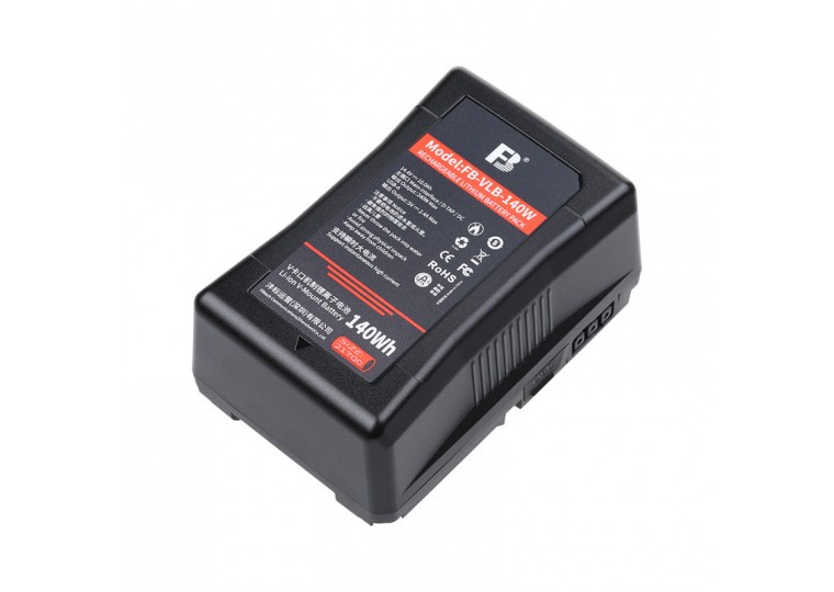 FBTech Rechargeable Lithium V-Mount Battery Pack with Charger