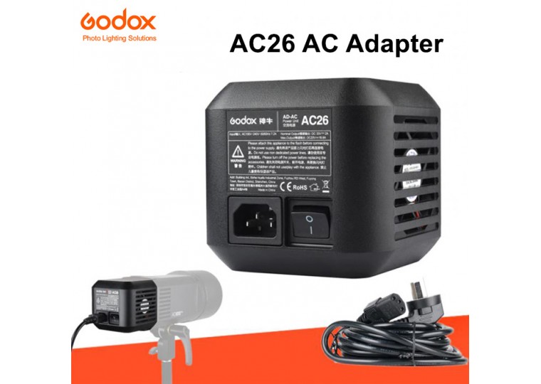 Godox AC26 AD-AC Power Adapter for AD600Pro / AD600ProII