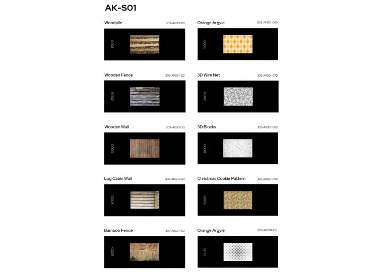 Godox AK-S01 AK-S02 AK-S03 AK-S04 AK-S05 AK-S06 Transparencies Collection for AK-R21