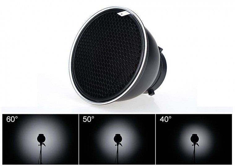 Brilliant 7″ Honeycomb Grid Set (40, 50, 60°)