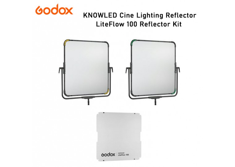 Godox KNOWLED Cine Lighting Reflector LiteFlow 100 Double-Sided Reflector Kit
