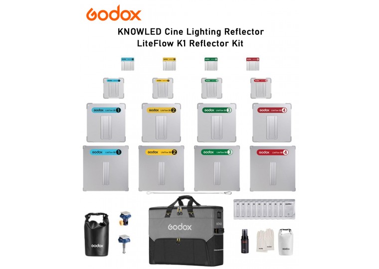 Godox KNOWLED Cine Lighting Reflector LiteFlow K1 Reflector Kit