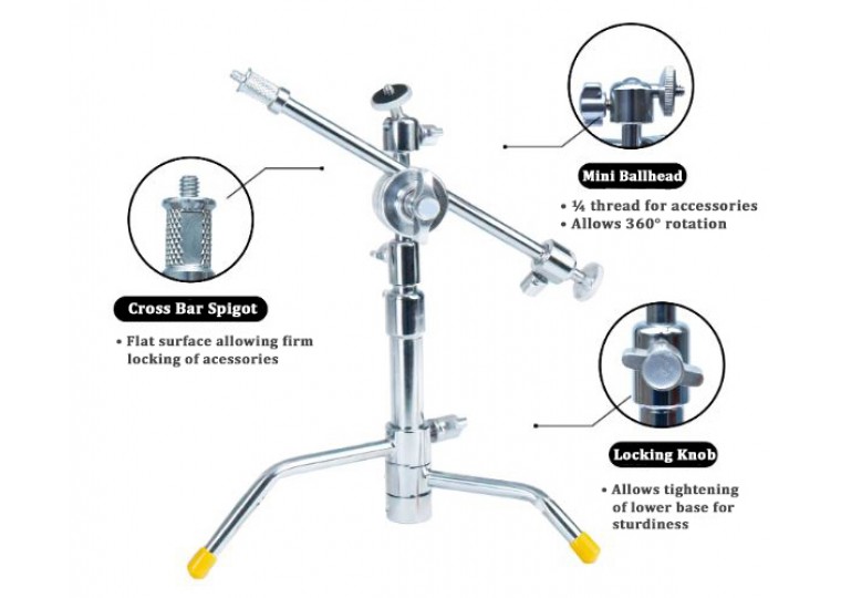 MeKing Tabletop Mini C-Stand