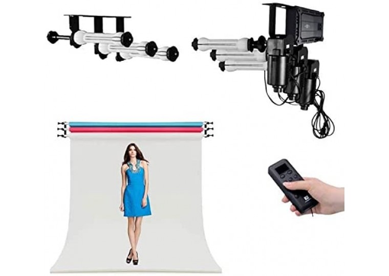 Brilliant CN-3RES Motorized Wall and Ceiling Mount Backdrop Roller System