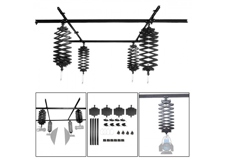 Brilliant 4 x Pantographs Ceiling Rail System