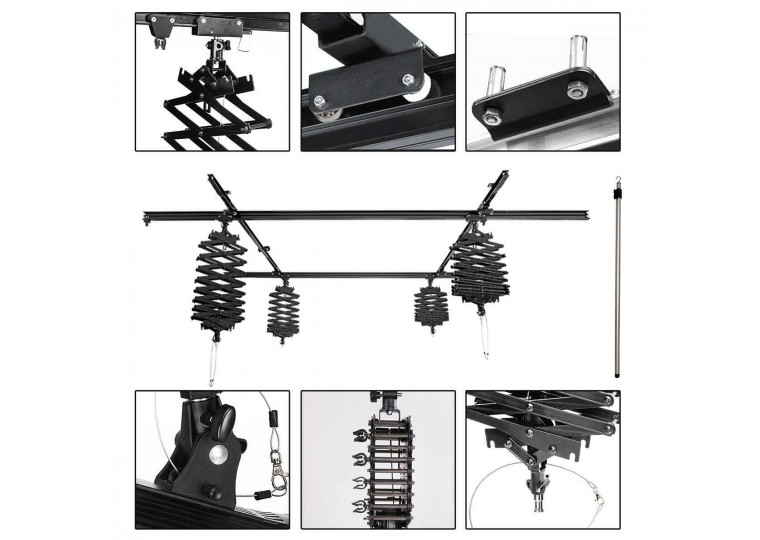 Brilliant 4 x Pantographs Ceiling Rail System