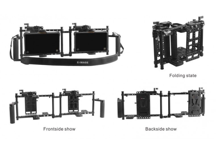 E-Image Q100-Twin Director Monitor Cage