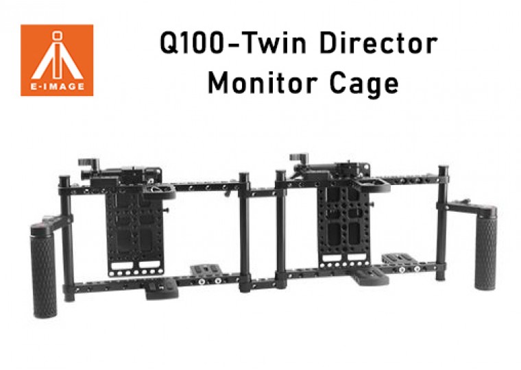 E-Image Q100-Twin Director Monitor Cage