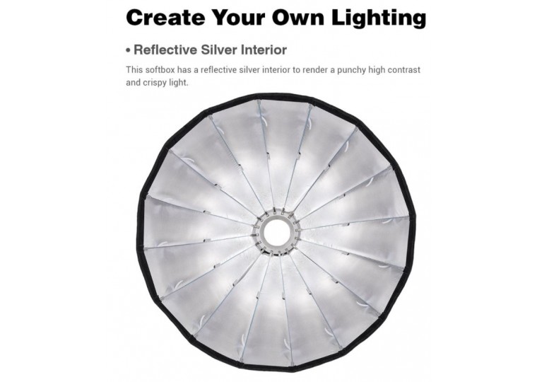 Godox QR-P70 P90 P120 Quick Release Parabolic Softbox with Grid