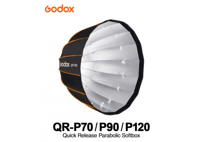 Godox QR-P70 P90 P120 Quick Release Parabolic Softbox with Grid