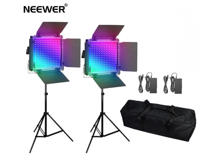 Neewer RGB660 LED Video 2-Light Kit
