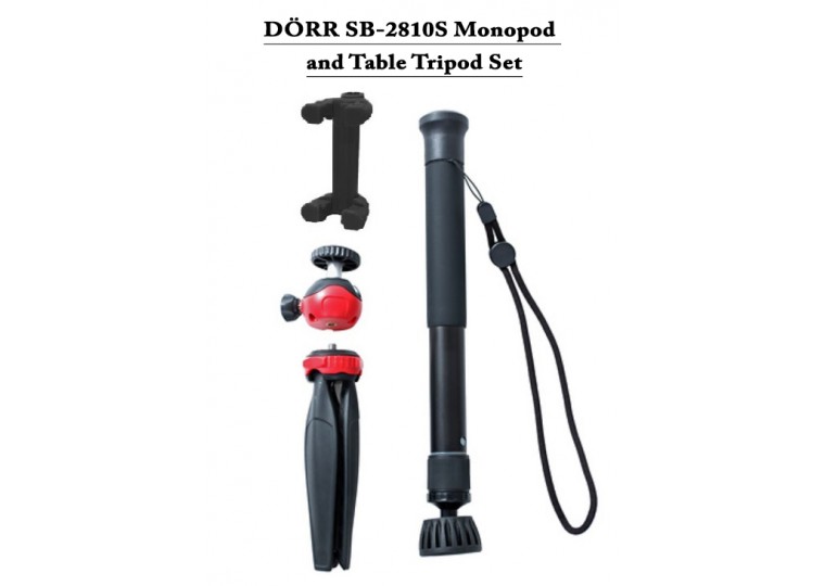 DÖRR SB-2810S Monopod and Table Tripod Set