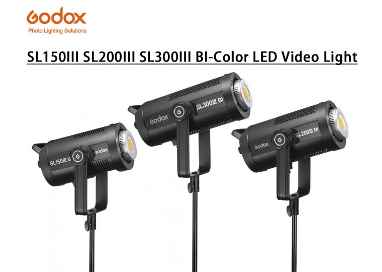 Godox SL150IIIBI SL200IIIBI SL300IIIBI Bi-Color LED Video Light