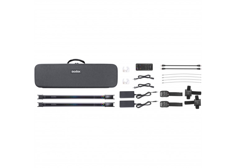 Godox TL60 K2-Light and 4-Light Kit (Full-Color RGB Tube Light)