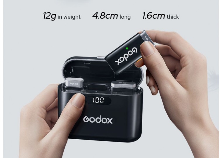 Godox WEC Kit1 Kit2 2.4GHz Wireless Microphone System
