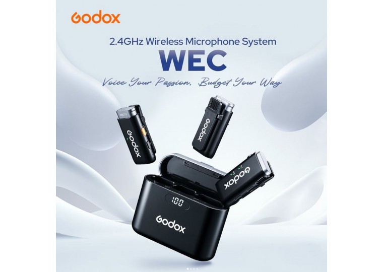 Godox WEC Kit1 Kit2 2.4GHz Wireless Microphone System