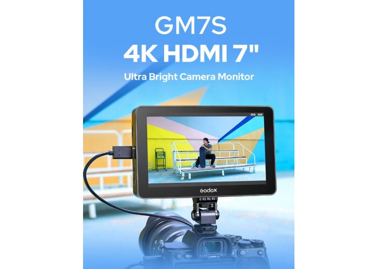 Godox GM7S 4K HDMI Touchscreen Ultra Bright On-Camera Monitor
