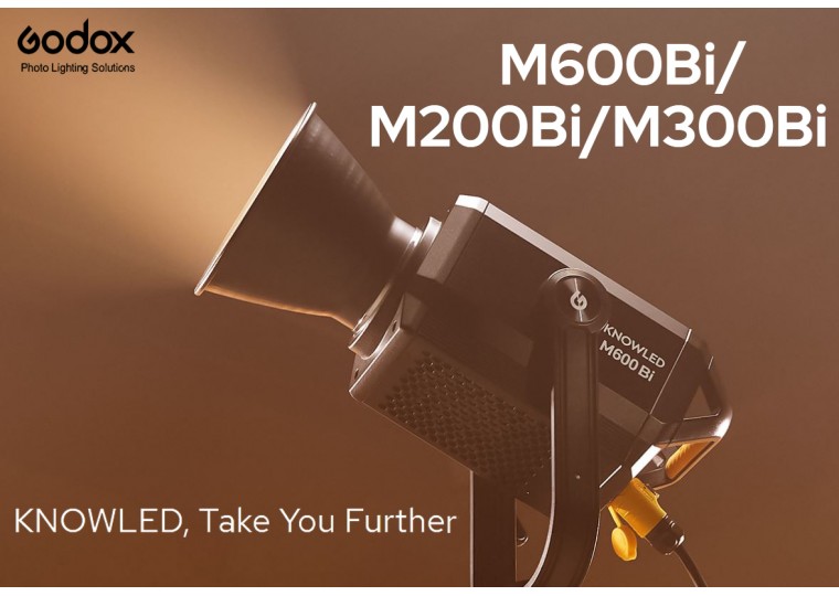 Godox M200BI M300BI M600BI KNOWLED Bi-Color LED Video Light