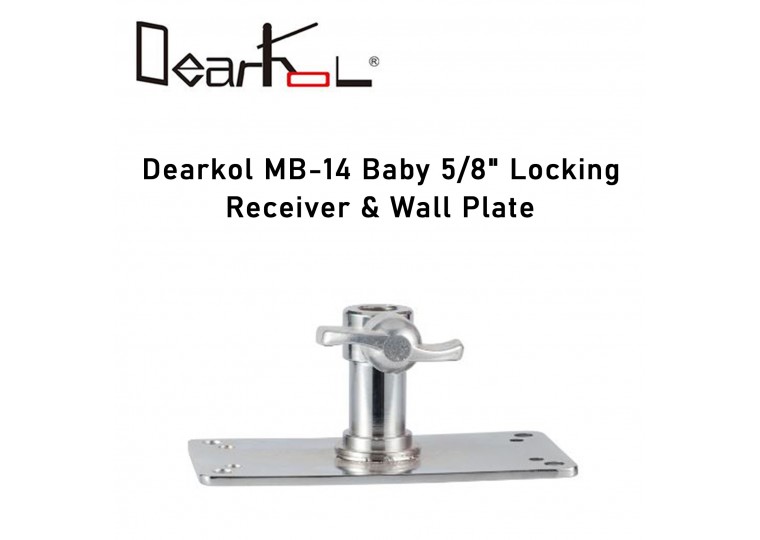 Dearkol MB-14 Baby 5/8" Locking Receiver & Wall Plate