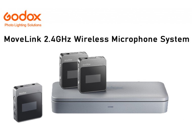Godox MoveLink M2 2.4GHz Wireless Microphone System