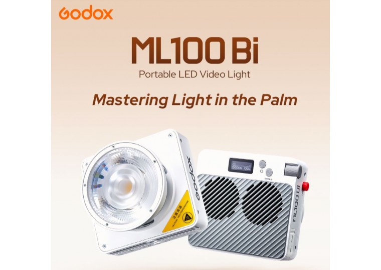 Godox ML100Bi Bi-Color Portable LED Video Light (with Carry Bag)