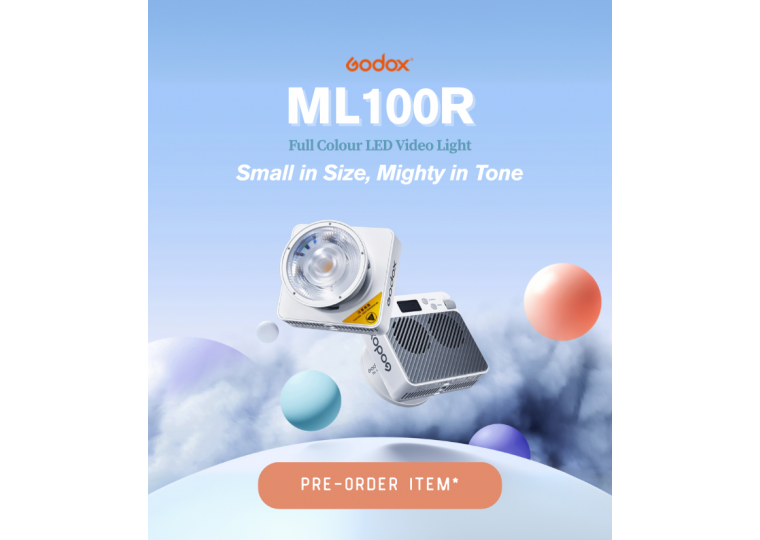 (PRE-ORDER ITEM)  ML100R Full-colour LED Video Light