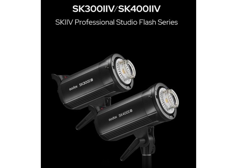 Godox SK300IIV SK400IIV Studio Flash Monolight with LED Modeling Lamp