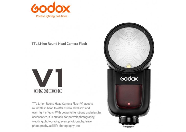 Godox V1 Round Head Flash