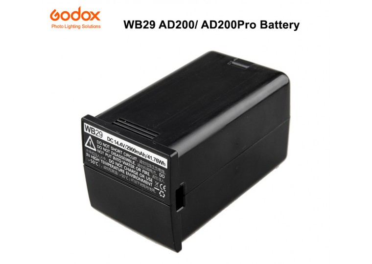 Godox WB29 Lithium-Ion Battery Pack for AD200 AD200Pro Pocket Flash